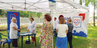 «Городок здоровья» посетили 47 тотьмичей. - Тотемский муниципальный округ
