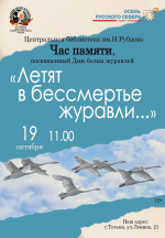 Летят в бессмертье журавли